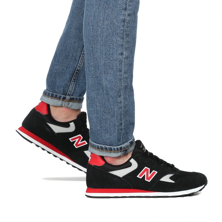 Кроссовки мужские New Balance ML393 черные 40.5 EU - купить в Москве, цены  на СберМегаМаркет
