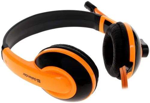 Игровые наушники с микрофоном Defender Warhead G-120 оранжевый - купить в Мегамаркет Москва Пушкино, цена на Мегамаркет