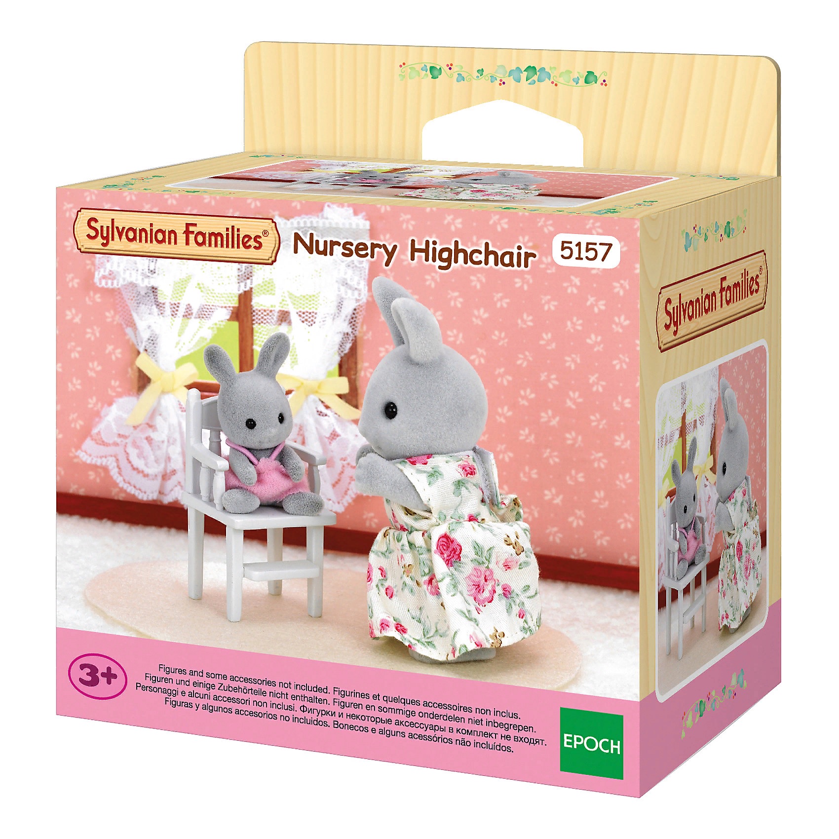 Игровой набор Sylvanian Families Детский стульчик для кормления 5157 - купить в ООО "Эпоха Чудес" (со склада МегаМаркет), цена на Мегамаркет