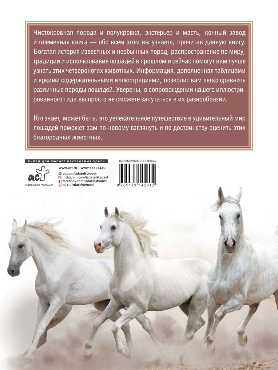 подарочная энциклопедия о лошадях. белый конь книга.