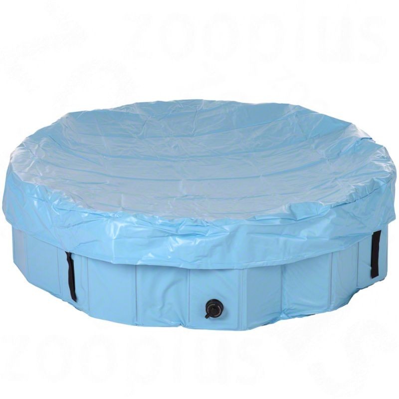 Бассейн для собак TRIXIE Dog Pool, сине-голубой, 120х120х30 см