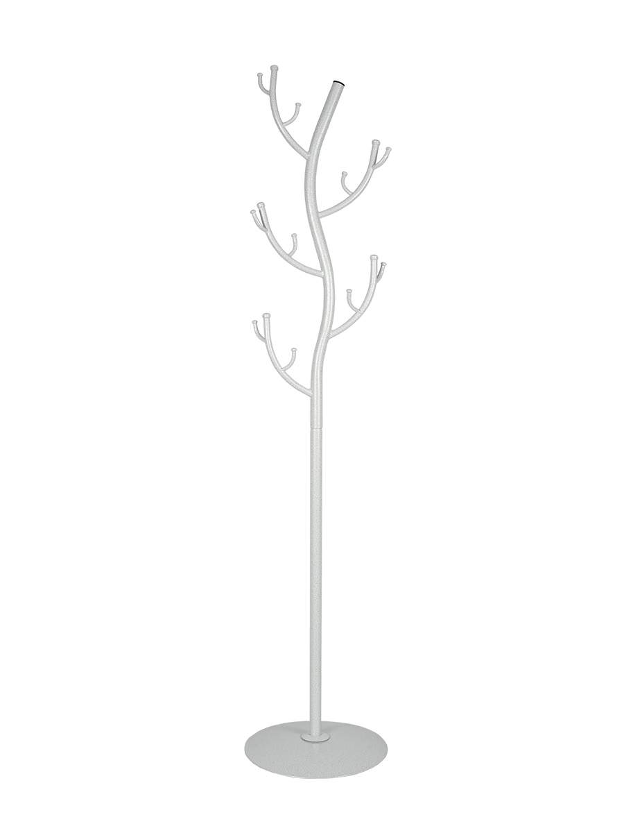 Вешалка напольная Olavy, 175 см, белая/натуральное дерево
