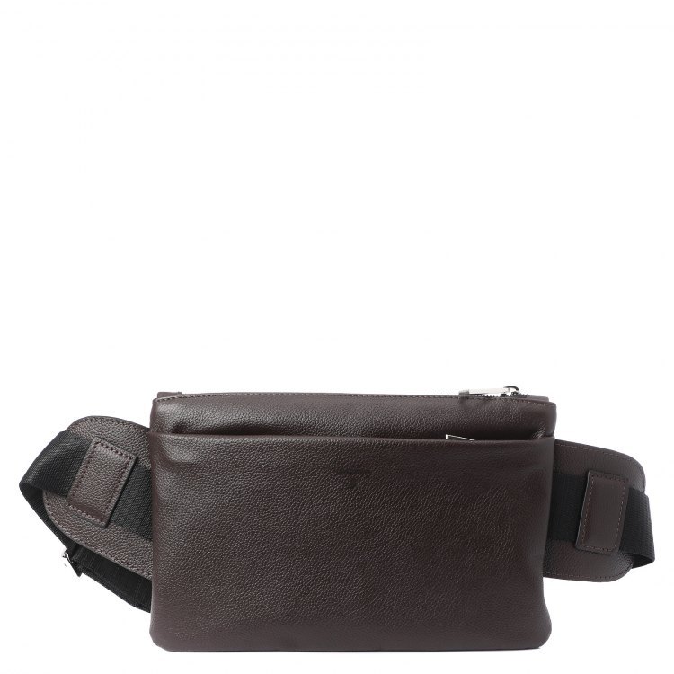 Поясная сумка мужская Calzetti ADAM темно-коричневая