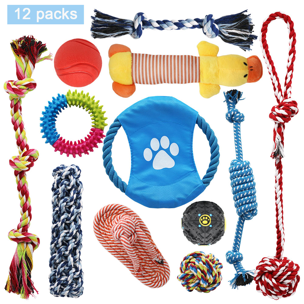 Набор игрушек  для собак Petsy , разноцветный, 30 см, 12 предметов