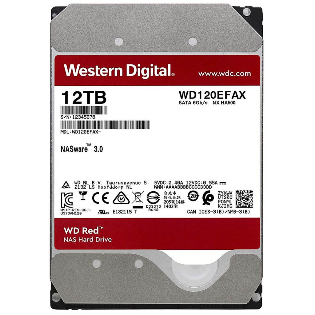 Жесткий диск WD Red Pro 12ТБ (WD121KFBX)