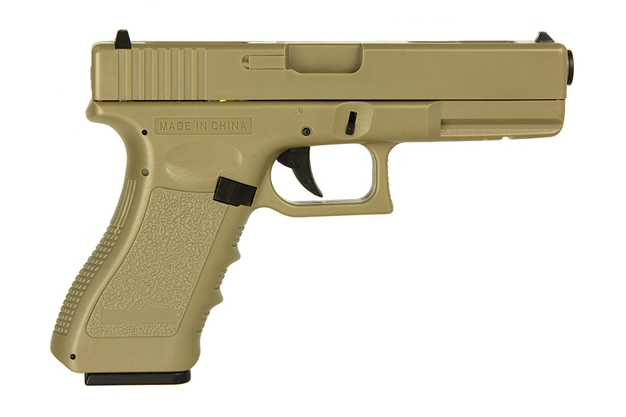 Пистолет Cyma Glock 18C AEP TAN (CM030TN) - купить в Sport Master, цена на Мегамаркет