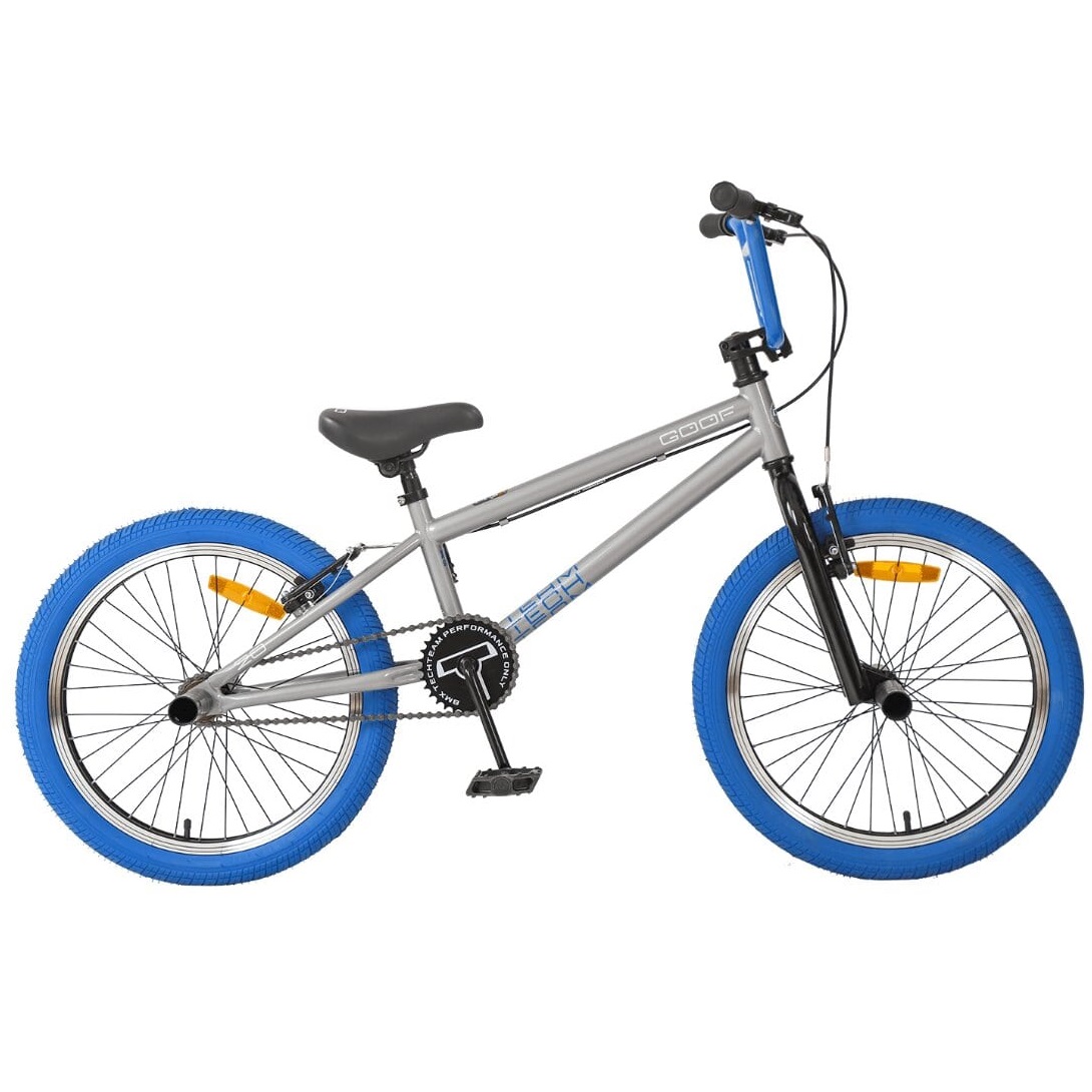 Велосипед Tech Team BMX Goof 20 2020 18.7" серо-синий