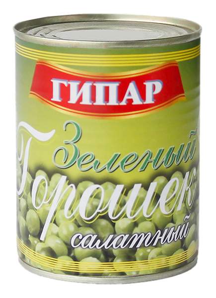 Горошек зеленый Гипар салатный 360 г
