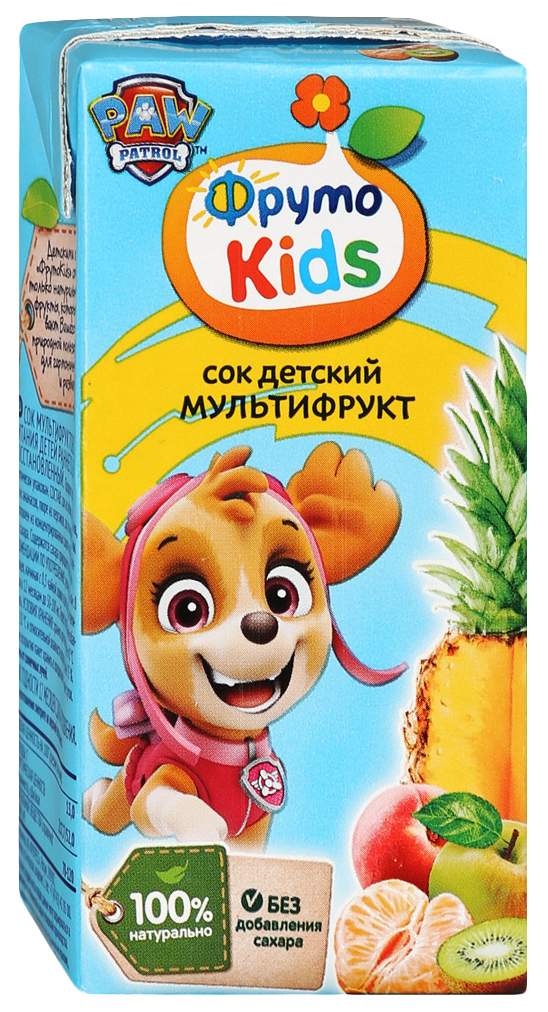 Сок Фруто Kids восстановленный мультифруктовый с 8 мес 0.2 л