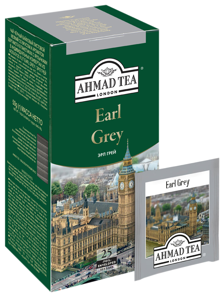 Ahmad tea earl grey. Чай Ахмад Эрл грей. Чай Эрл грей Ахмад в пакетиках. Чай Ахмад Эрл грей 25 пак. Чай Ахмад Tea Earl Grey 25.