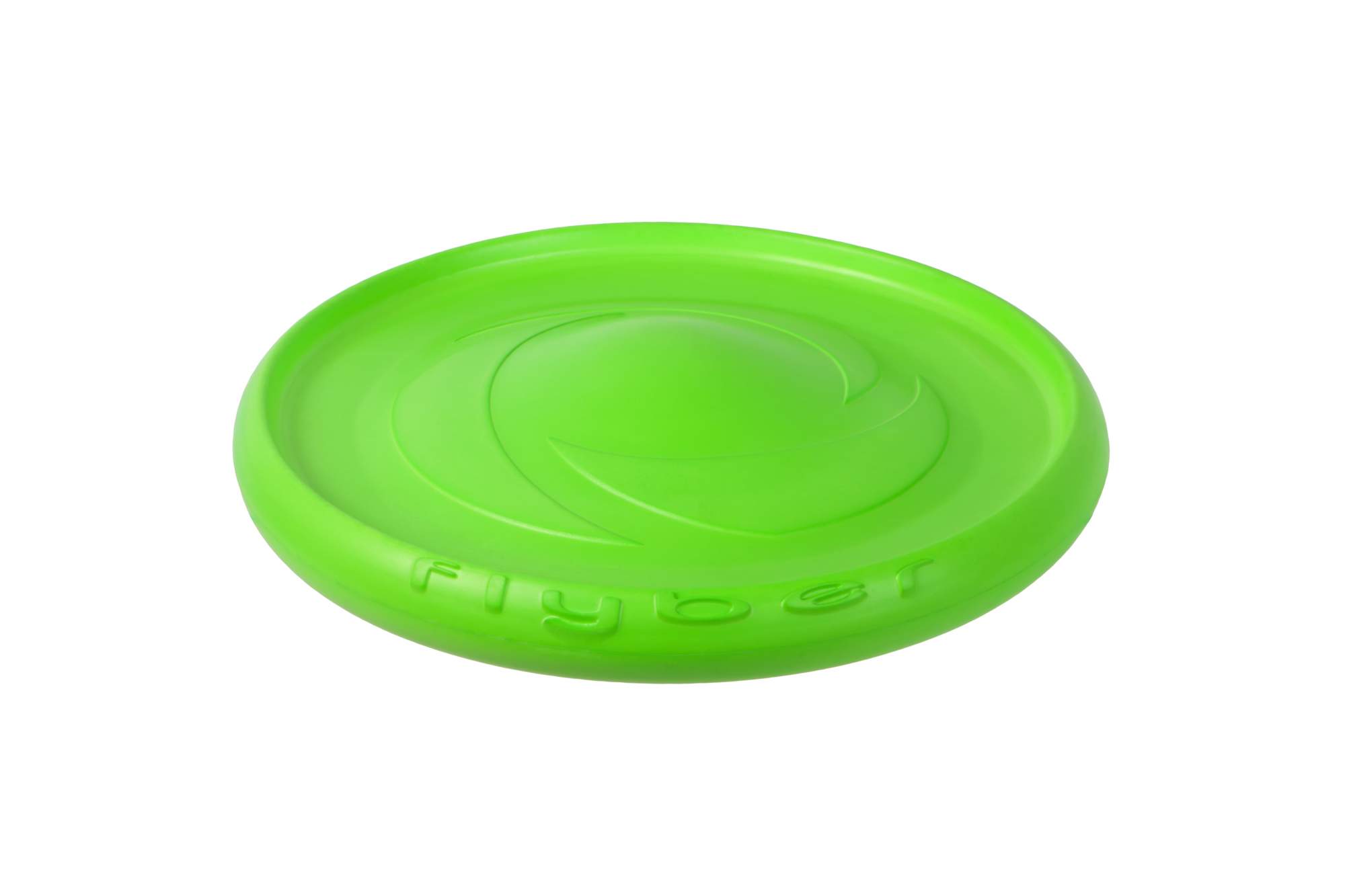 Летающая тарелка для собак FLYBER, зеленая, 22 см