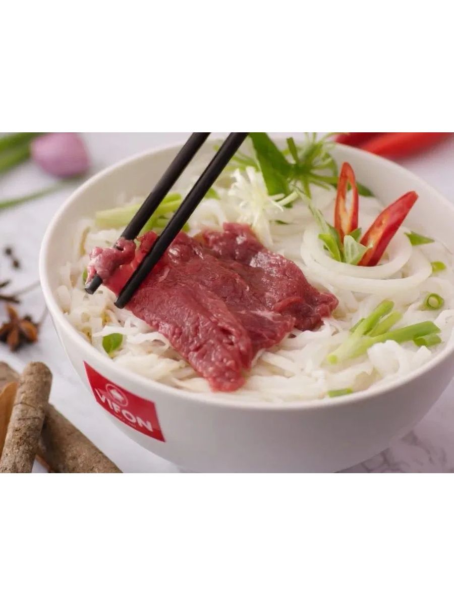 Рисовая Лапша Vifon Pho Bo быстрого приготовления с кусочками говядины, 70  г 12 шт – купить в Москве, цены в интернет-магазинах на Мегамаркет