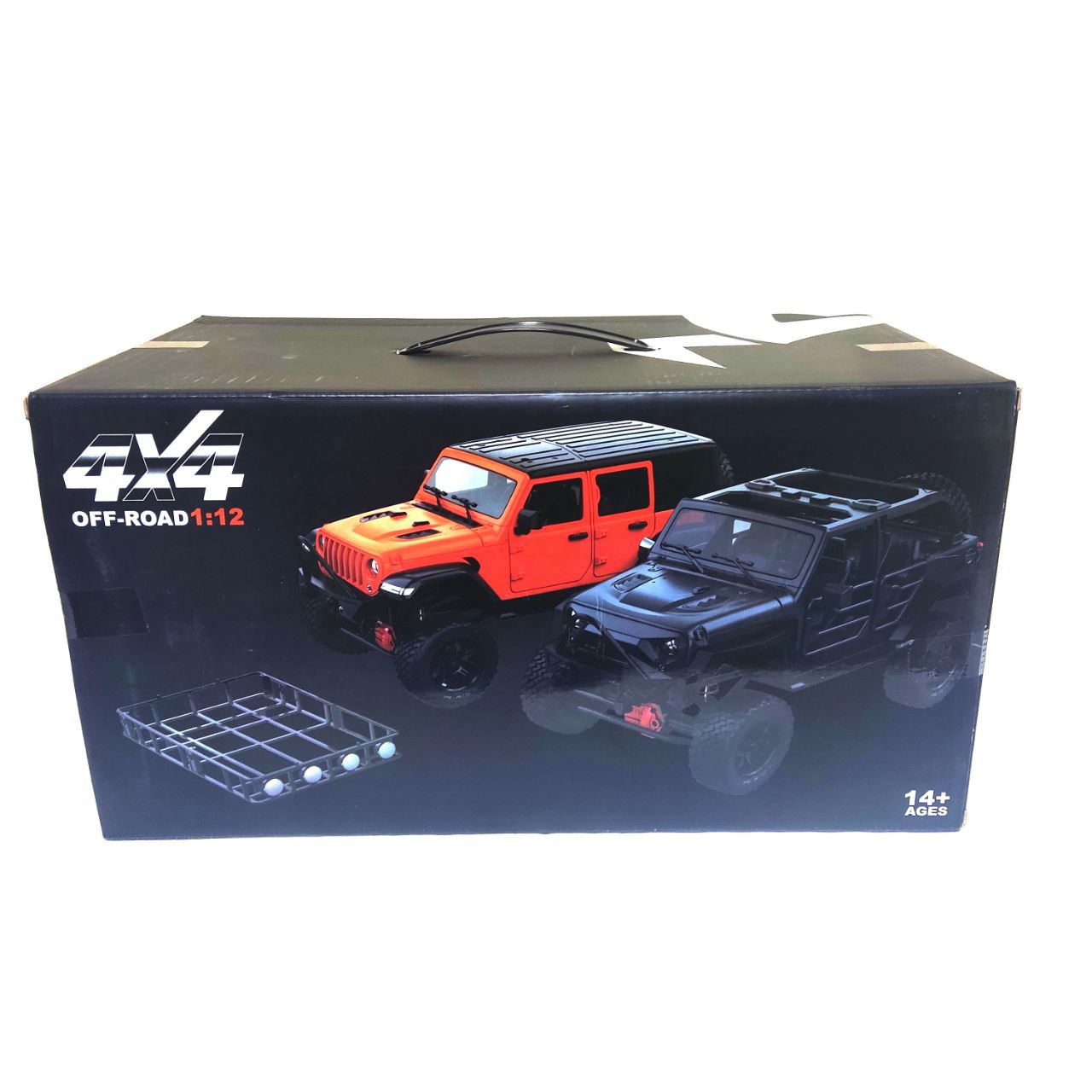 Радиоуправляемый внедорожник MN MODEL Jeep Wrangler 4WD масштаб 1:12 2,4G MN-128,  black - купить в Rc-today.ru, цена на Мегамаркет