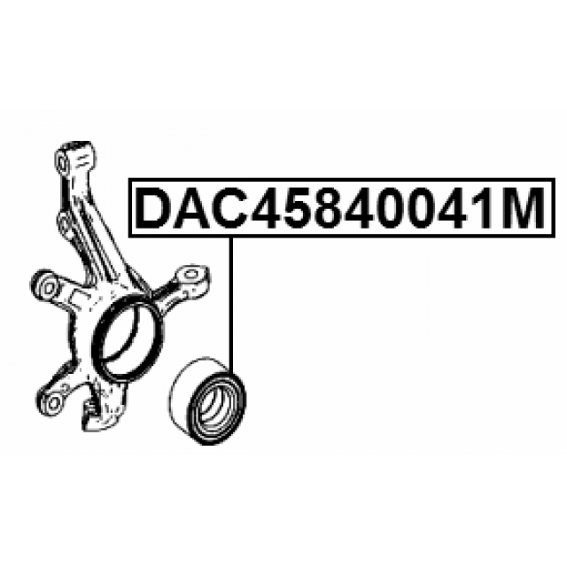 Cтупичный подшипник FEBEST DAC45840041M