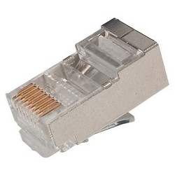 Rexant (05-1023) Джек RJ-45 8P8C CAT 5e (экран) (100 шт.), купить в Москве, цены в интернет-магазинах на Мегамаркет