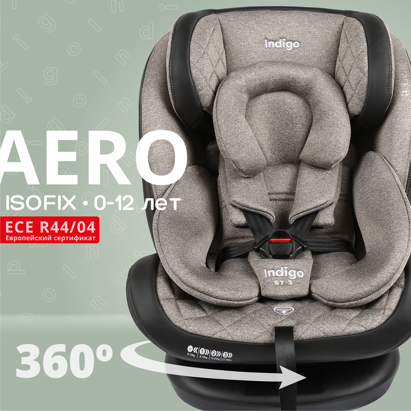 Детское кресло автомобильное 0 isofix