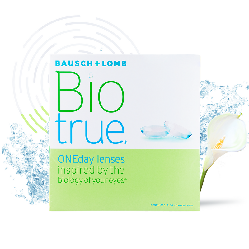 Контактные линзы Bausch + Lomb, Biotrue ONEday lens, однодневные, -2.50 / 8.6, 90 шт. - купить в ЛинзКинг, цена на Мегамаркет