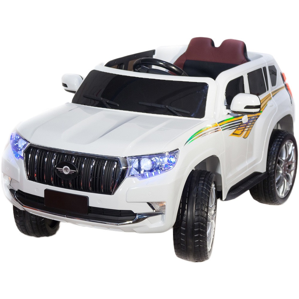 Электромобиль ToyLand Джип Toyota Prado YHD5637, белый – купить в Москве,  цены в интернет-магазинах на Мегамаркет