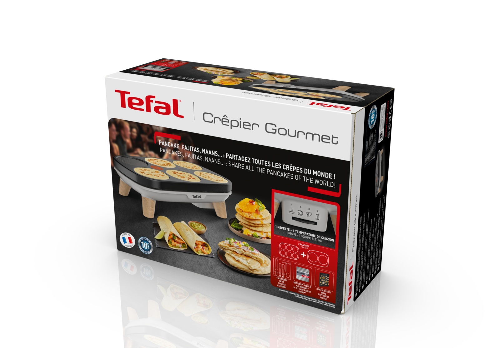 Электроблинница Tefal Crepier Gourmet PY900D12 Black - отзывы покупателей  на маркетплейсе Мегамаркет | Артикул: 100026941529