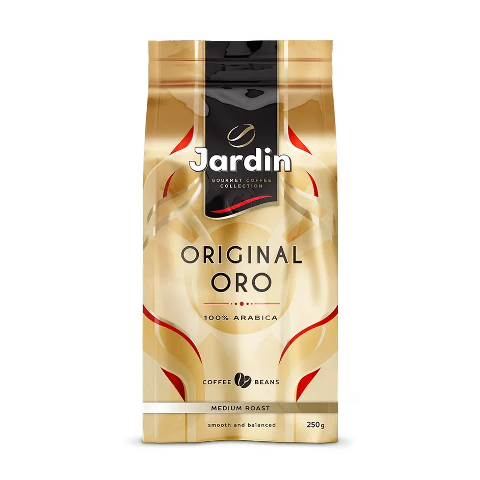 Купить кофе натуральный Jardin Original Oro зерновой, средняя обжарка, 250 г, цены на Мегамаркет | Артикул: 100032144703