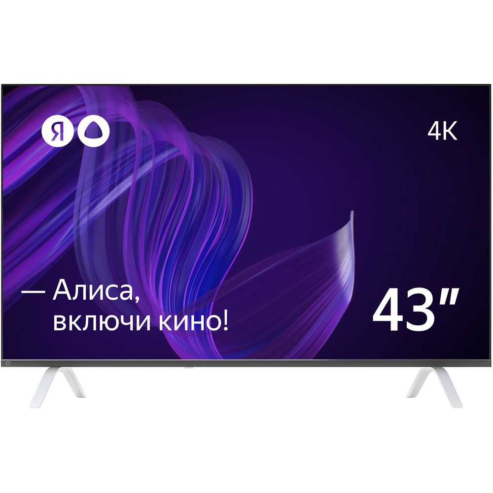 Телевизор Яндекс YNDX-00071, 43"(109 см), UHD 4K - купить в М.видео, цена на Мегамаркет