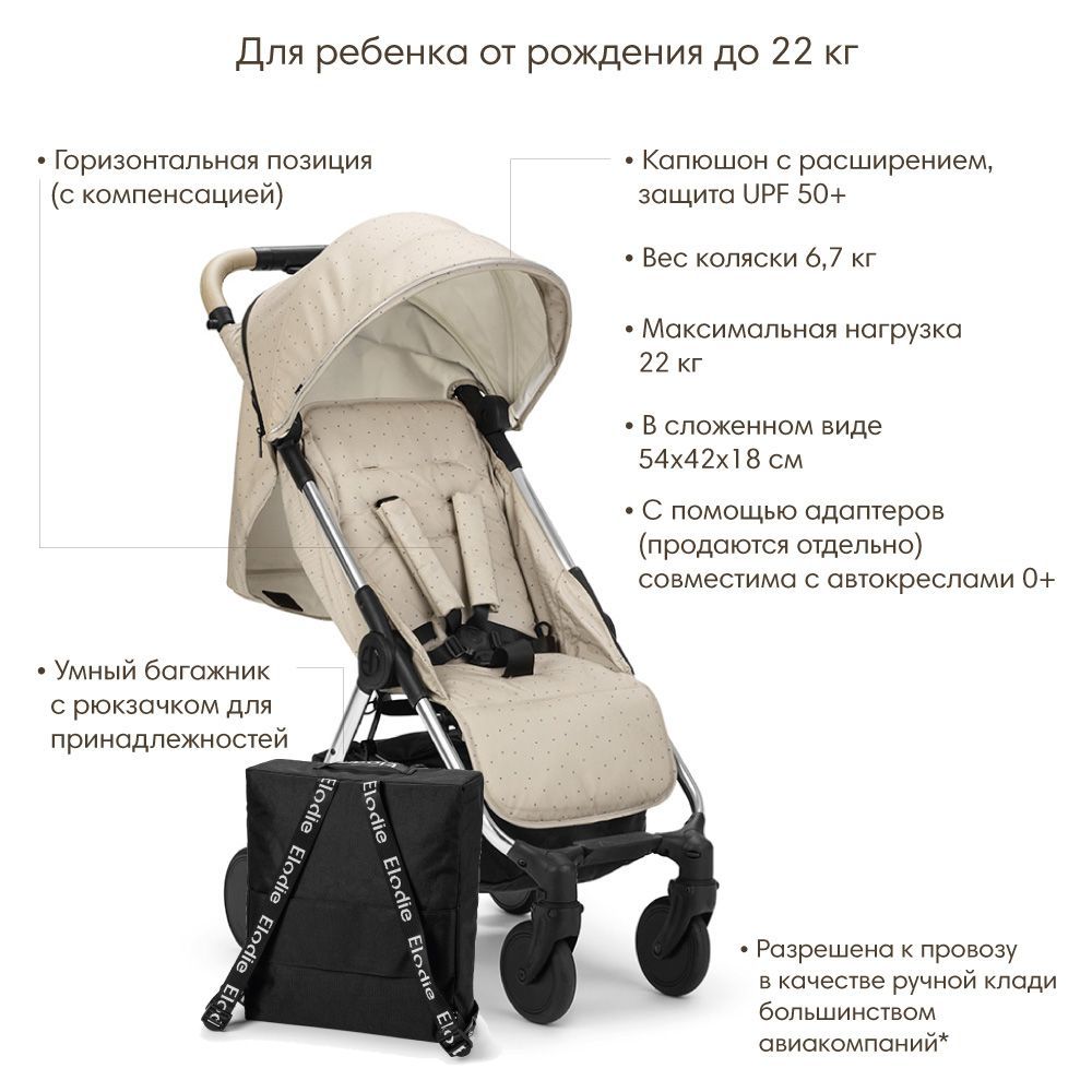 Купить коляска Elodie Mondo Stroller Tender Blue Dew, цены в ...