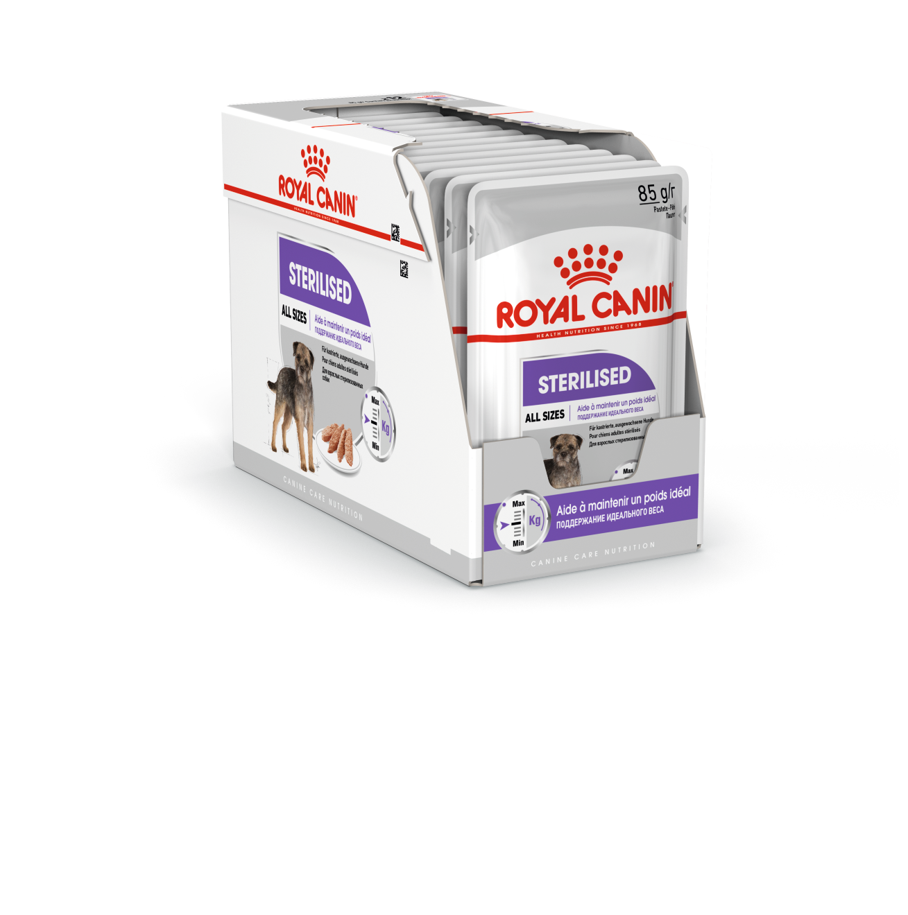 Влажный корм для собак ROYAL CANIN Sterilized, для стерилизованных, 12шт по 85г