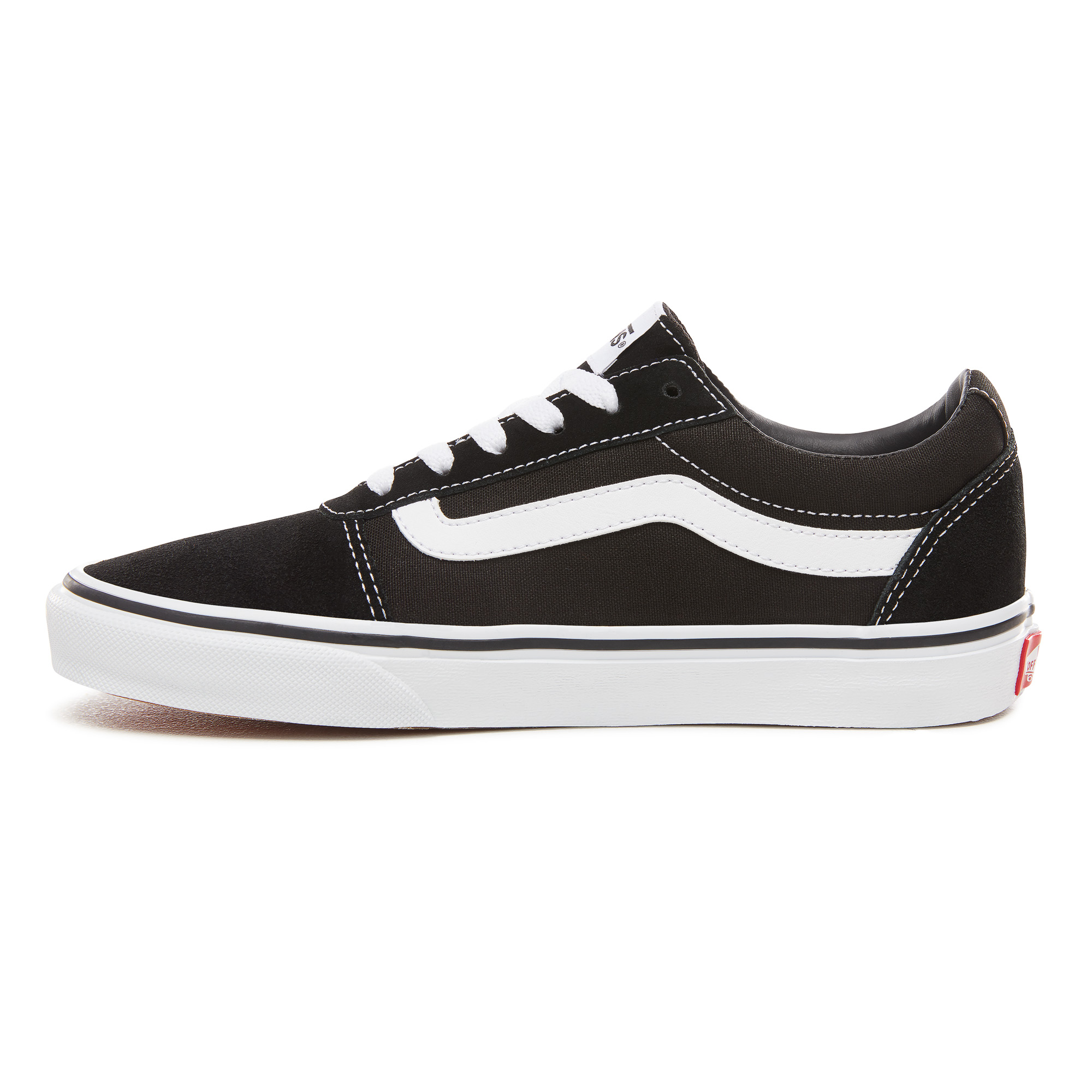 Кеды женские Vans WM WARD (SUEDE/CANVA) черные 7.5 US - купить в Москве,  цены на СберМегаМаркет