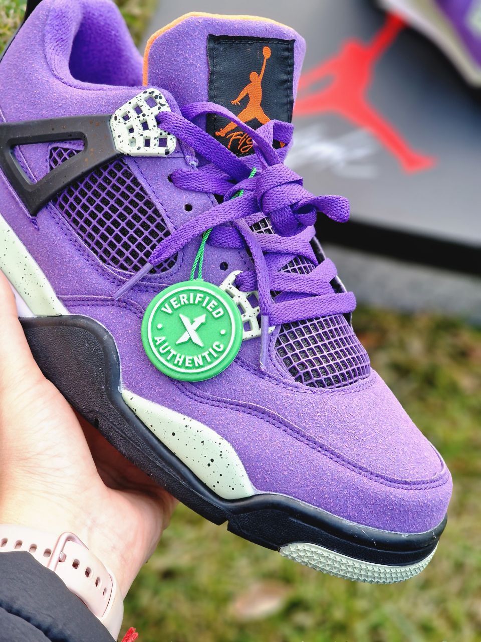 Jordan 4 canyon purple