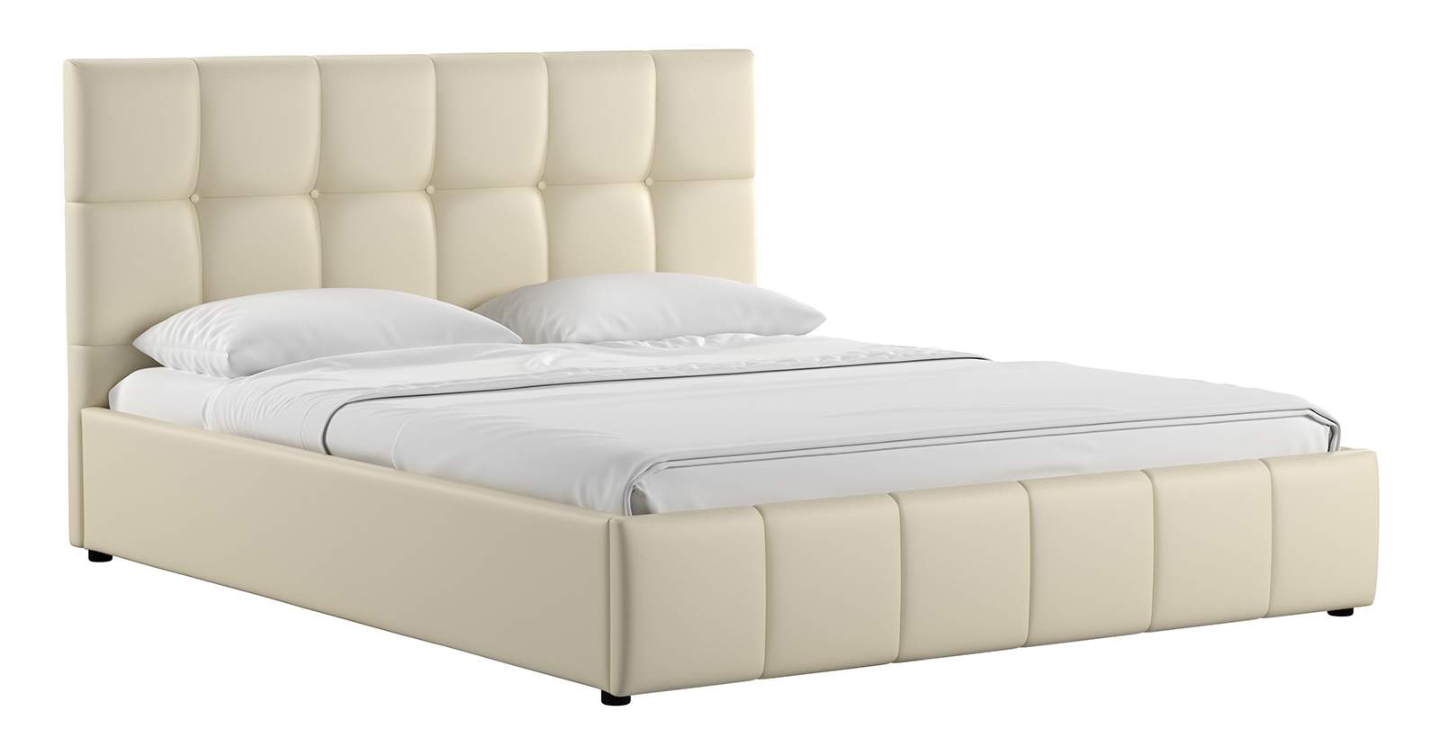 Кровать интерьерная Хлоя 1600ПОД Пегасо крем сливочный, 170х212х105 см