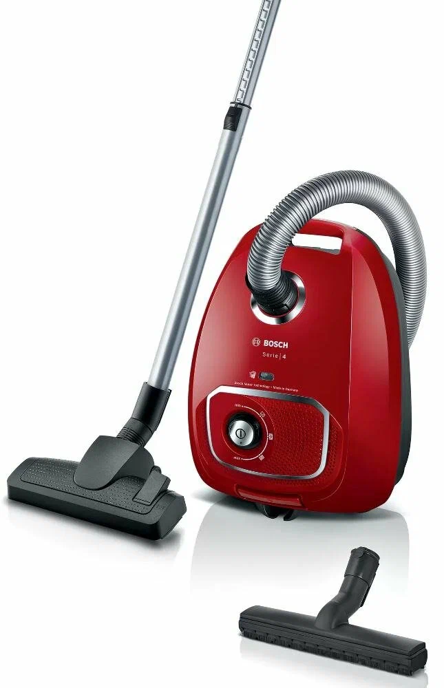 Пылесос Bosch BGLS4X380 красный, купить в Москве, цены в интернет-магазинах на Мегамаркет