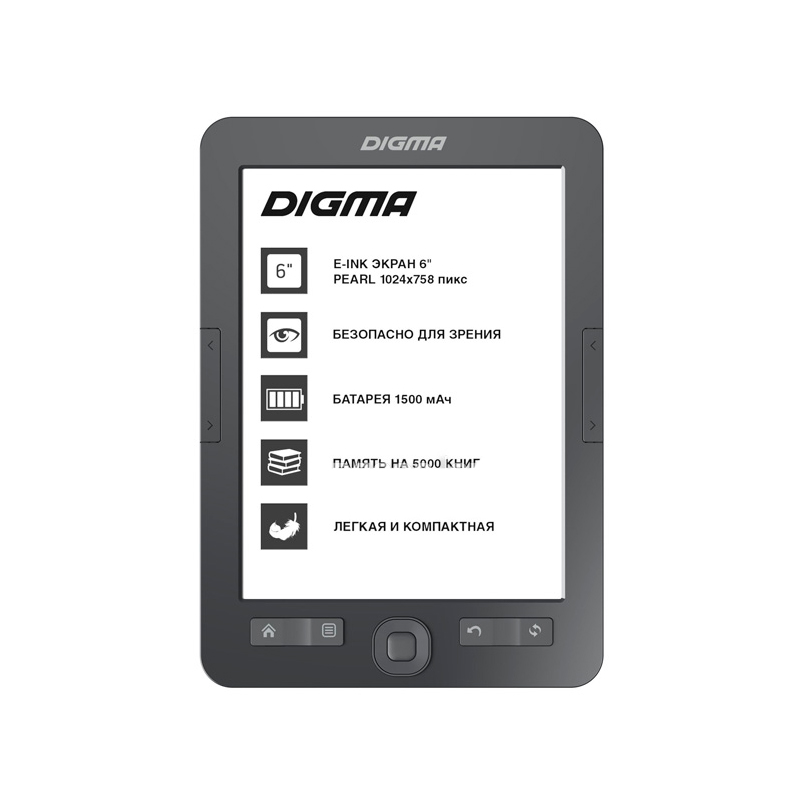 Электронная книга DIGMA M2 Dark Grey