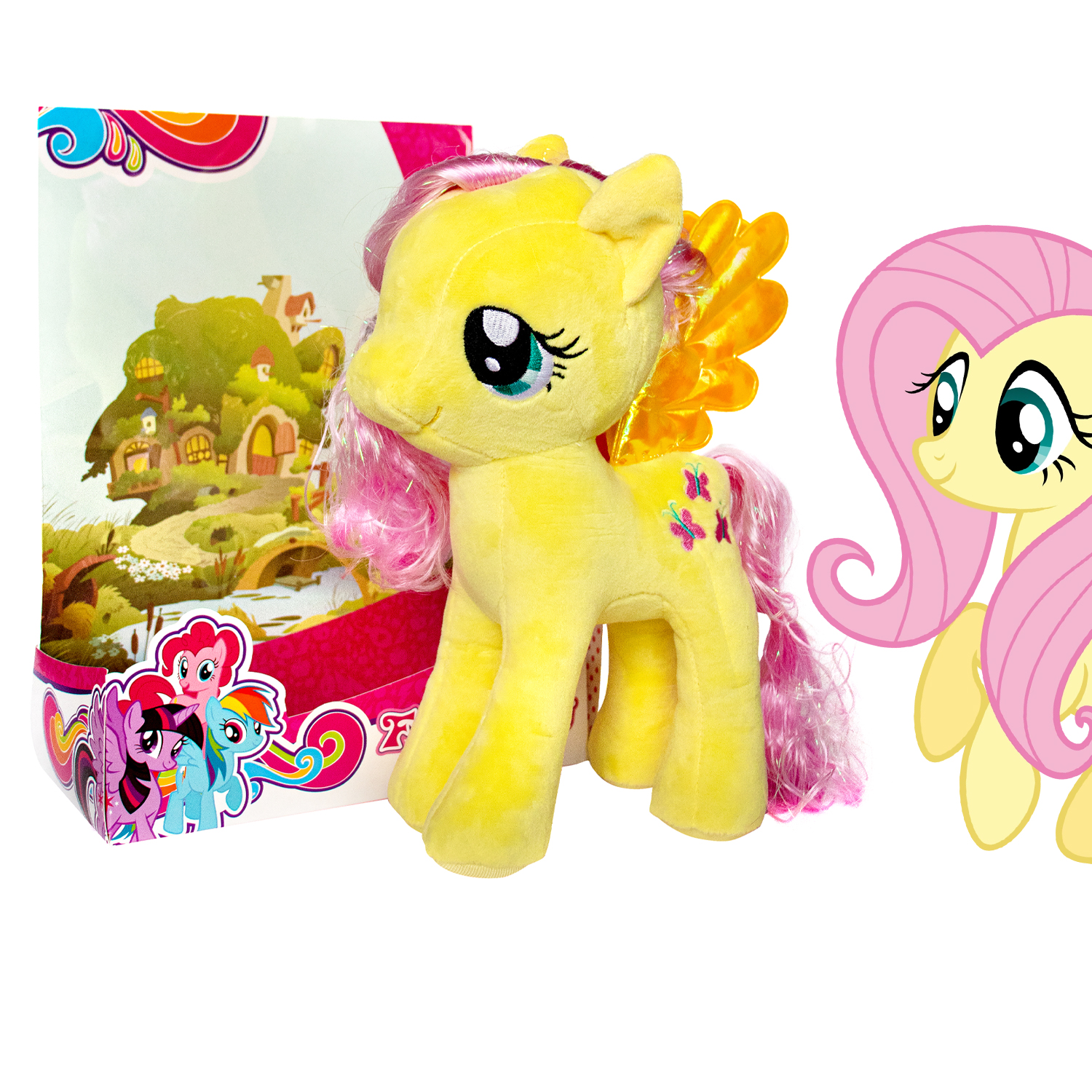 Игрушка My Little Pony коллекционная Fluttershy Флаттершай 30 см в  подарочной упаковке – купить в Москве, цены в интернет-магазинах на  Мегамаркет