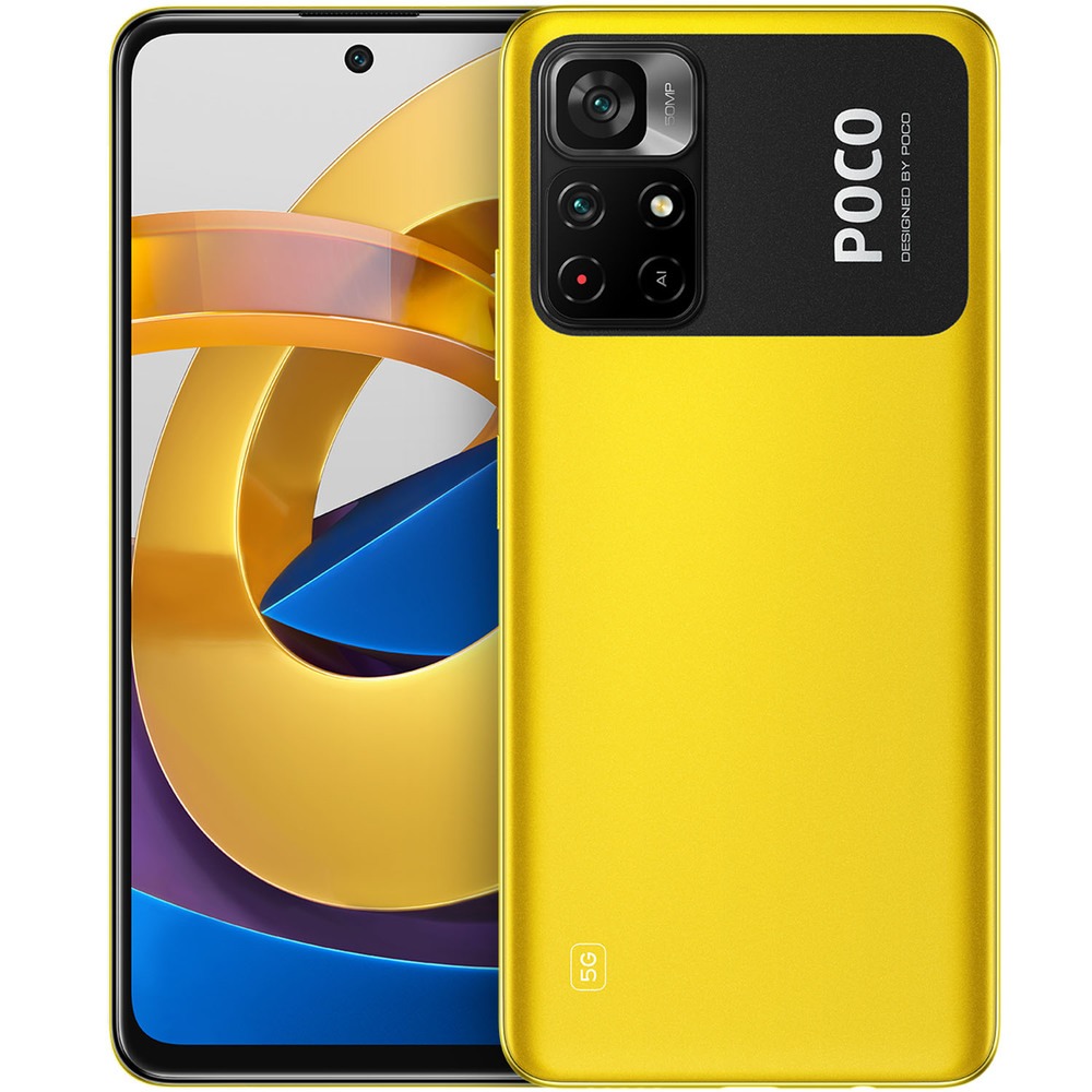 Смартфон POCO M4 PRO 5G 6/128GB Yellow (36489) - отзывы покупателей на  маркетплейсе Мегамаркет | Артикул: 100030020869