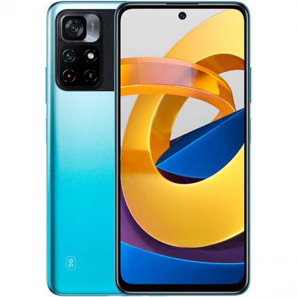 Смартфон POCO M4 Pro 5G 6/128Gb Cool Blue (36511), купить в Москве, цены в интернет-магазинах на Мегамаркет