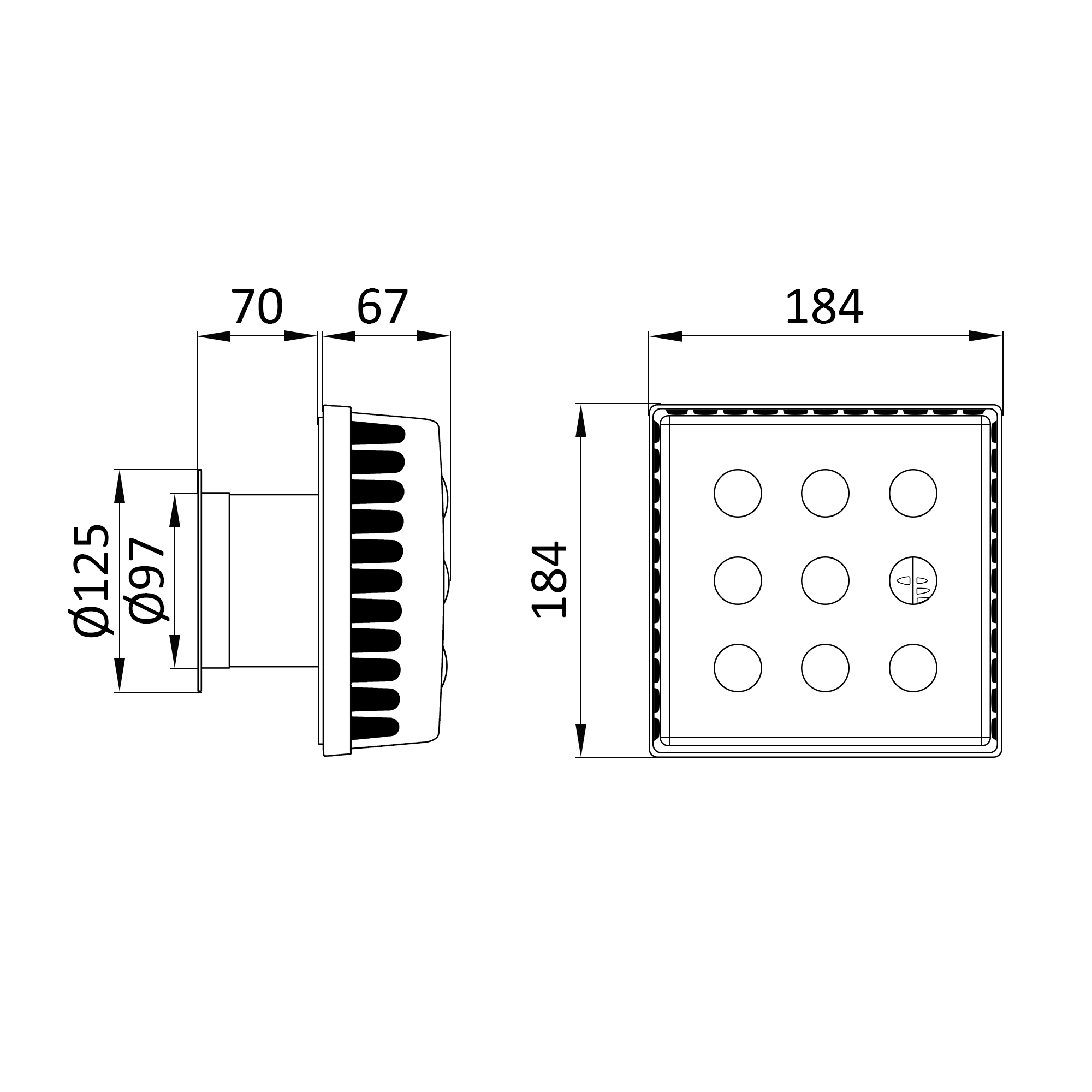 Кив размеры. Клапан кив 125. кив-125 quadro. приточный клапан кив-125. кив 125 угловой.