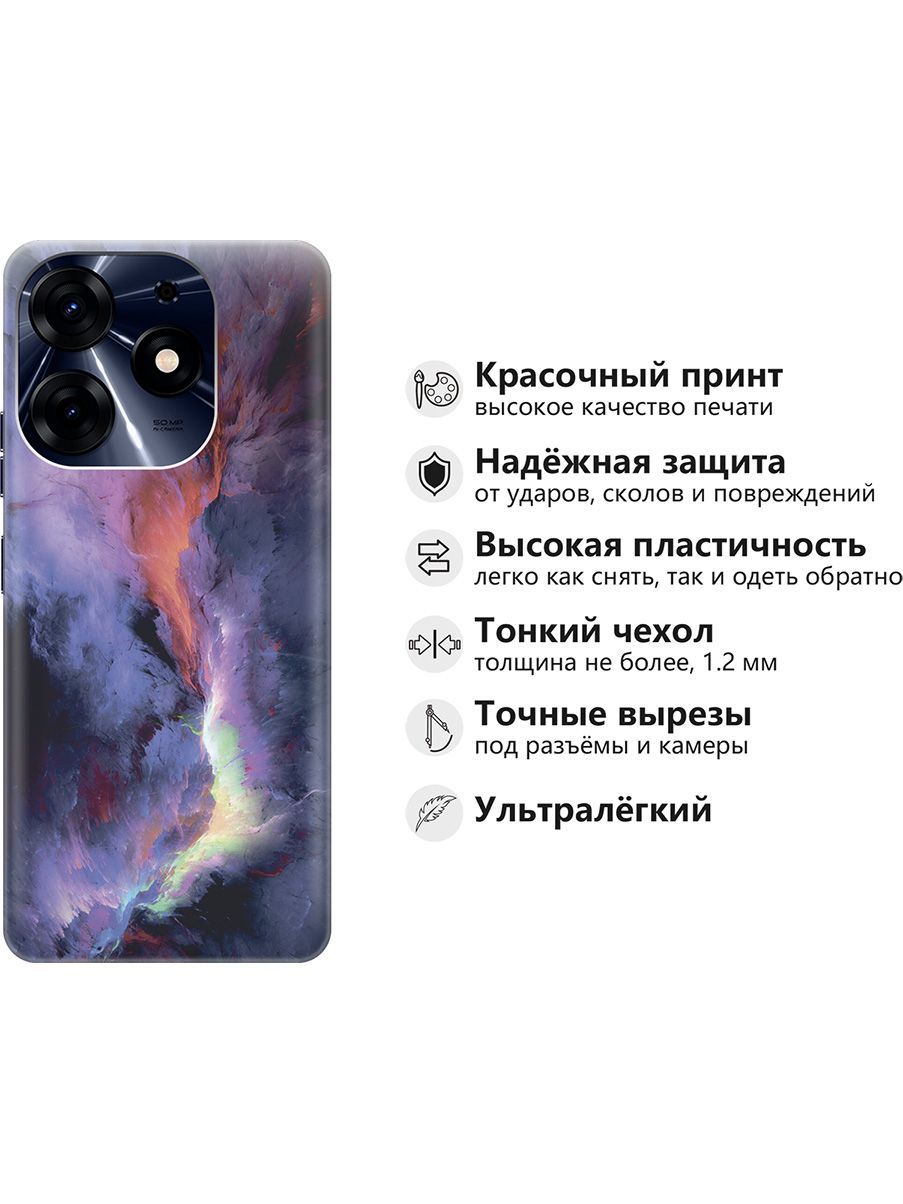 Силиконовый чехол на Tecno Spark 10 Pro 