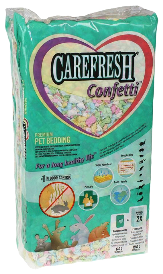 Наполнитель CareFresh, на бумажной основе для мелких домашних животных, 10л