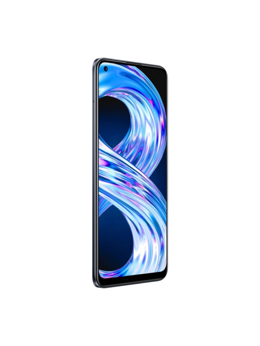 Смартфон Realme 8 6/128GB Cyber Black (RMX3085) – купить в Москве, цены в  интернет-магазинах на Мегамаркет