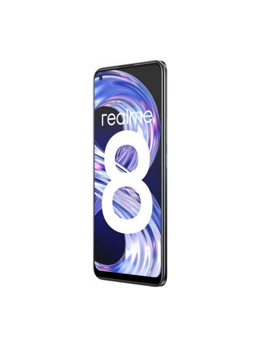 Смартфон Realme 8 6/128GB Cyber Black (RMX3085) – купить в Москве, цены в  интернет-магазинах на Мегамаркет