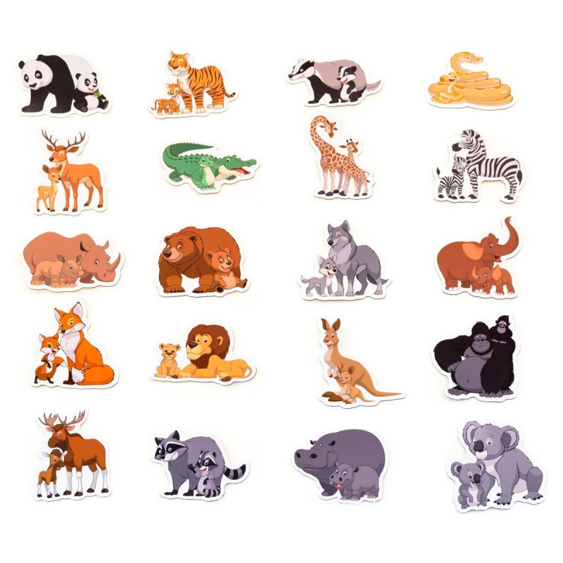 Картинки разрезные домашние животные - Полесье игрушки