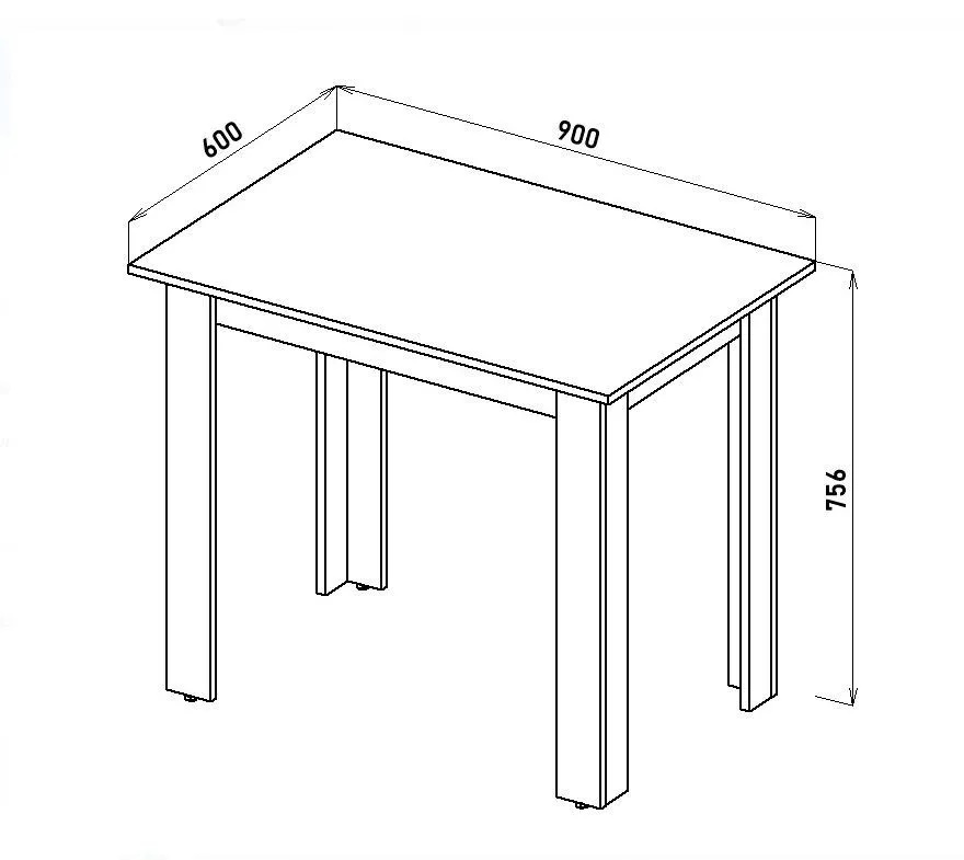 Стол кухонный 2000х900