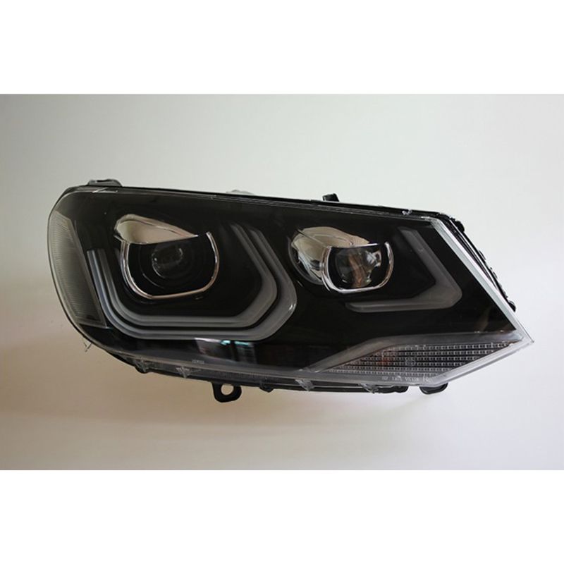 Передние фары Фольксваген Туарег 2011-2016 модель №3, бифокальная линза ...