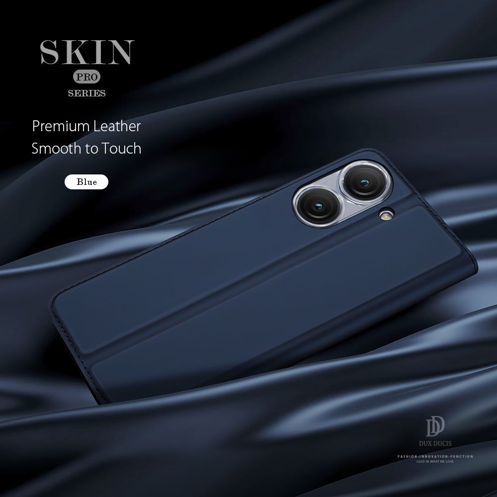 Чехол книжка Dux Ducis для Asus Zenfone 10 / 9, Skin Series синий, купить в  Москве, цены в интернет-магазинах на Мегамаркет