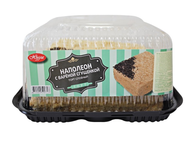 Торт Хэлла Наполеон с вареной сгущенкой 1 кг