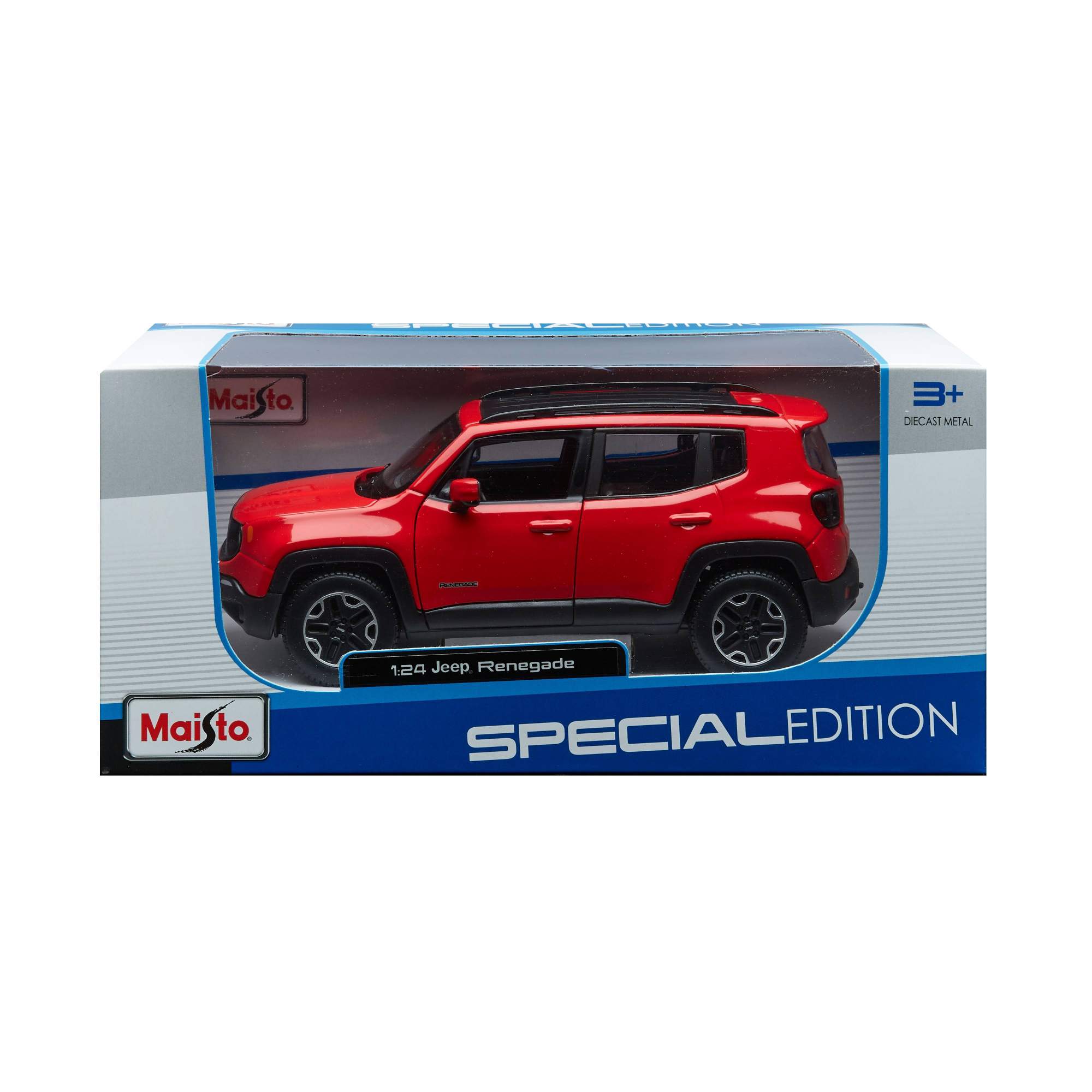 Купить модель машины Maisto Jeep Renegade, 1:24, цены на Мегамаркет