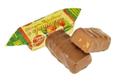 Шоколадные конфеты Сормовские С орешками 200 г