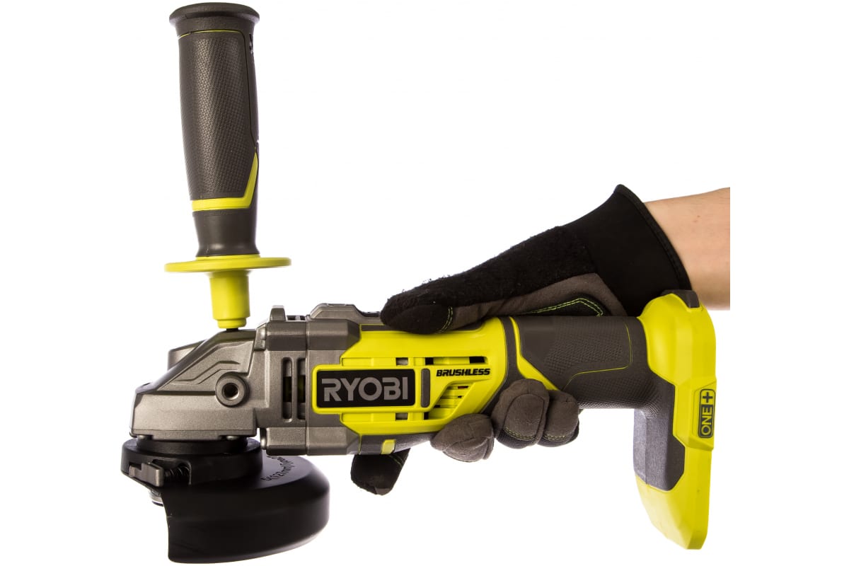 Акк. угловая шлифовальная машина Ryobi R18AGBL-0 BL 5133002852 БЕЗ  АККУМУЛЯТОРА И З/У - отзывы покупателей на Мегамаркет | 100000065850