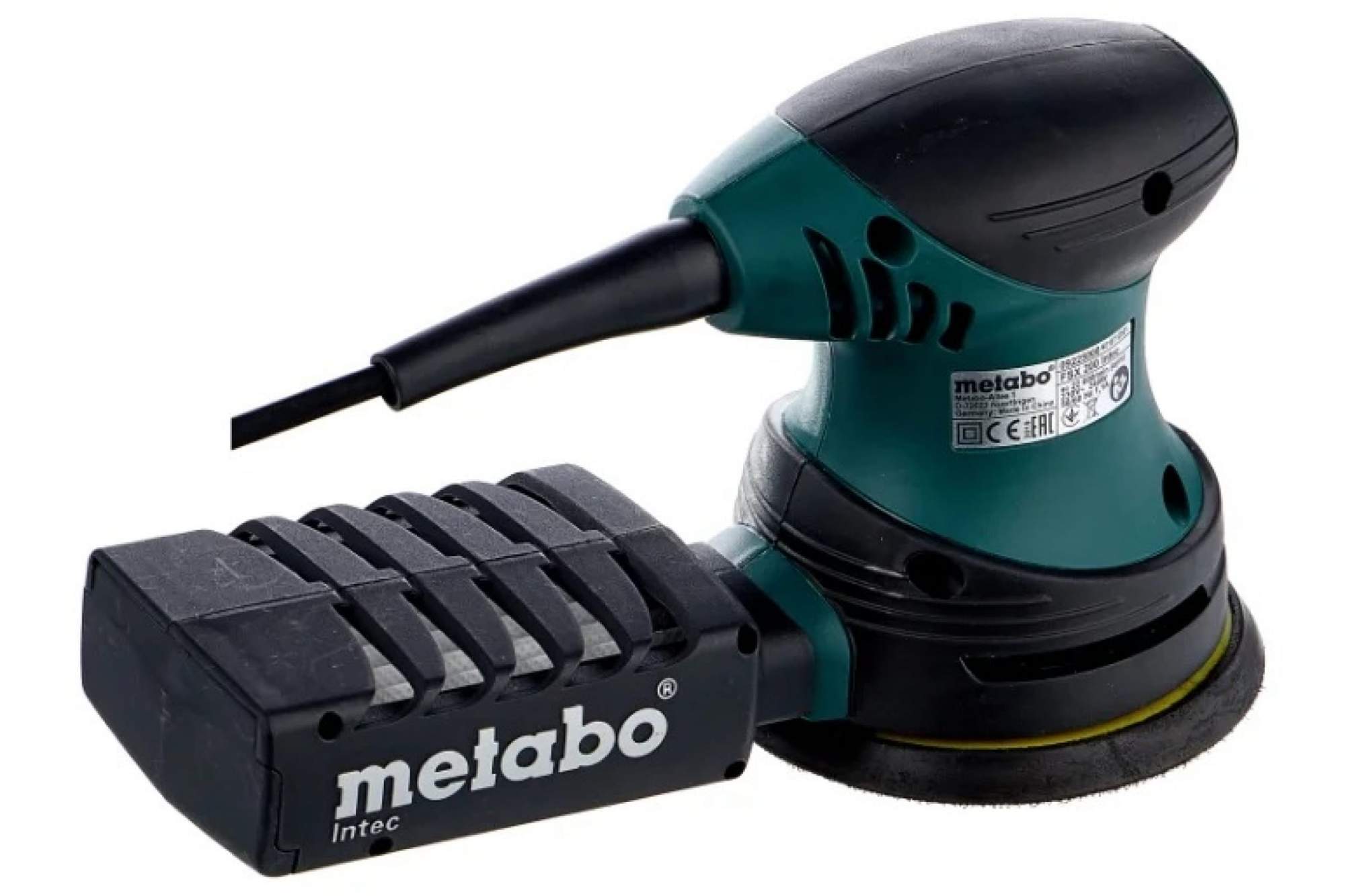 Сетевая эксцентриковая шлифовальная машина Metabo FSX 200 609225500 -  характеристики и описание на Мегамаркет