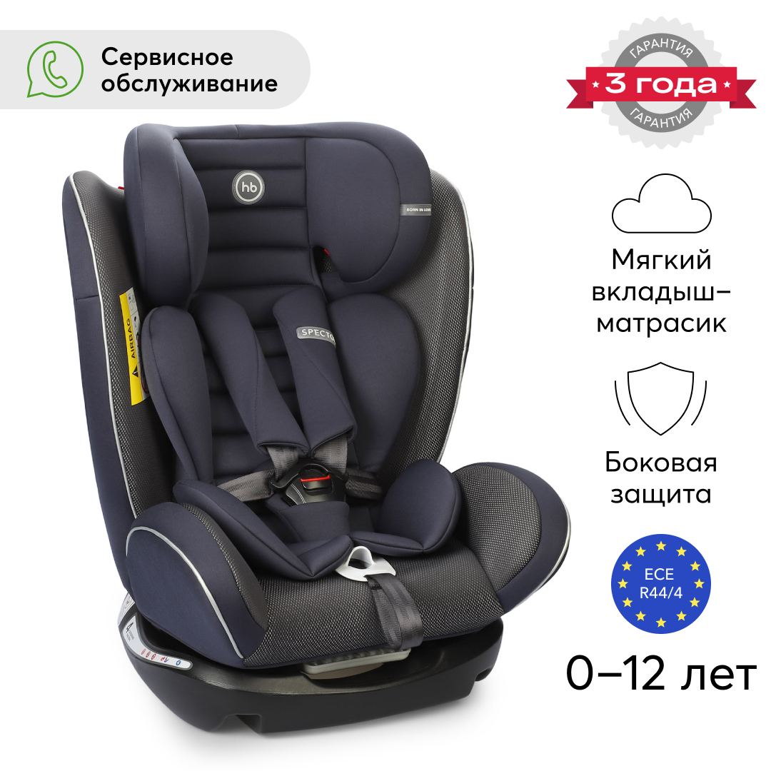 Автокресло Happy Baby Spector цв.синий гр.0/1/2/3 - отзывы покупателей на  Мегамаркет